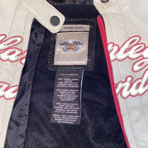 Leather Harley-Davidson Riding Jacket - Picture 5 of 6